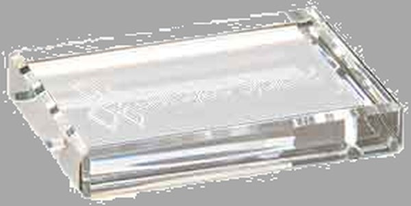 4" x 3" Crystal Rect. Paperweight – item CRY3616