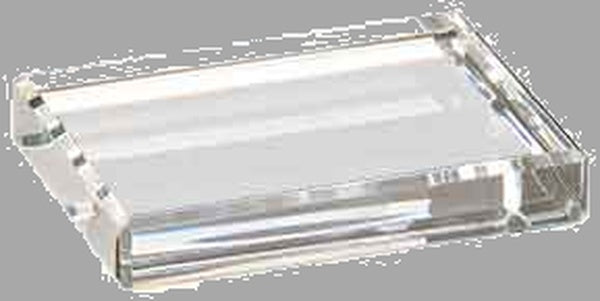 4" x 3" Crystal Rect. Paperweight – item CRY3616 image 2