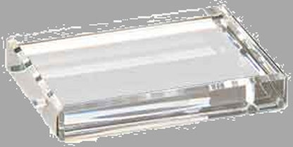 4" x 3" Crystal Rect. Paperweight – item CRY3616 image 2