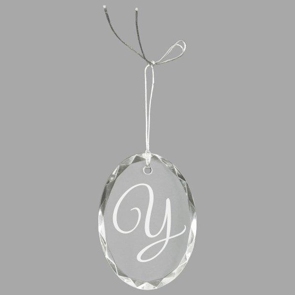 3" Crystal Faceted Oval Ornament – item CRY3617 image 6