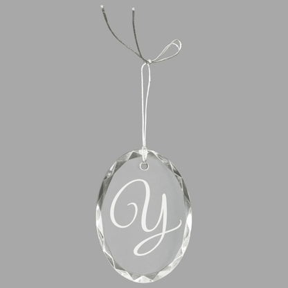 3" Crystal Faceted Oval Ornament – item CRY3617 image 6
