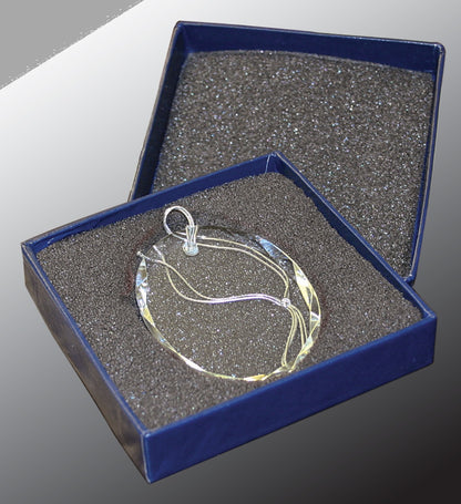 3" Crystal Faceted Oval Ornament – item CRY3617 image 5
