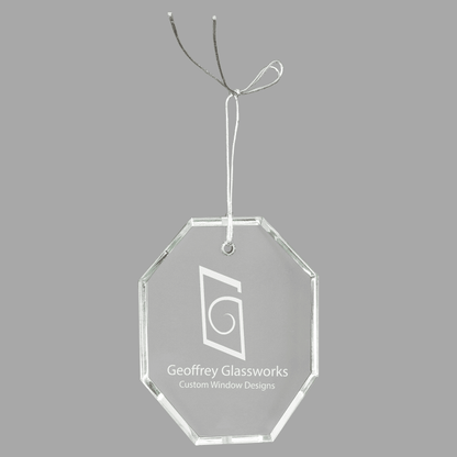 3.5" Crystal Octagon Ornament – item CRY3619 image 4