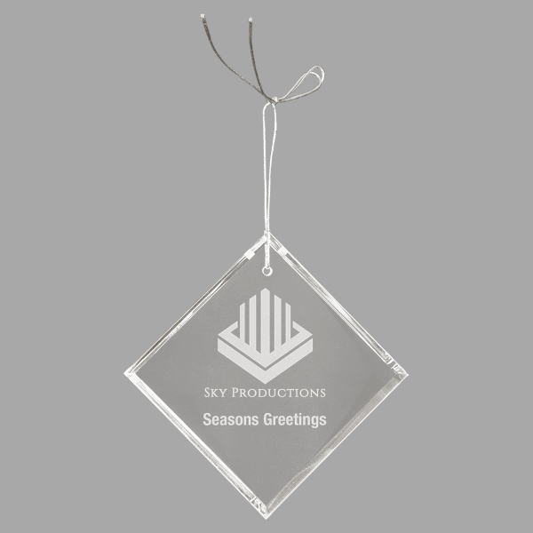 3" Crystal Diamond Ornament – item CRY3627 image 5