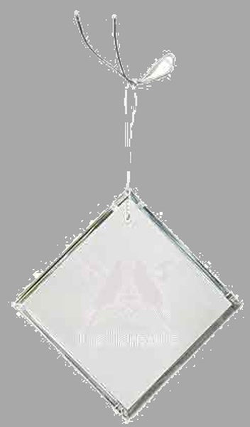 3" Crystal Diamond Ornament – item CRY3627