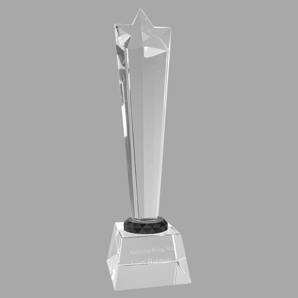 11.75" Crystal Risng Str- Base Award – item CRY403