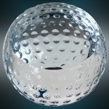 3.125" Crystal Golf Ball Paperweight – item CRY7107M image 6