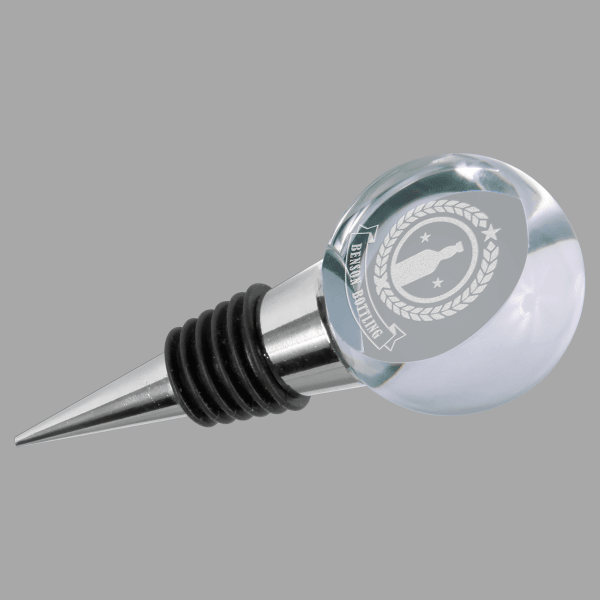 3-0.875" Crystal Wine Stopper Award – item CRY7202