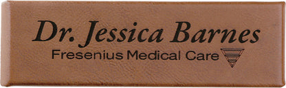 6.5" x 2" Leatherette Pen Case – item CS111