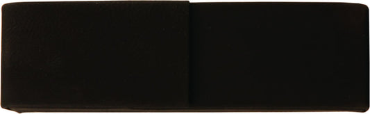 6.5" x 2" Black/Gold Leatherette Pen Case – item CS113