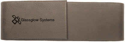 6.5" x 2" Leatherette Pen Case – item CS117