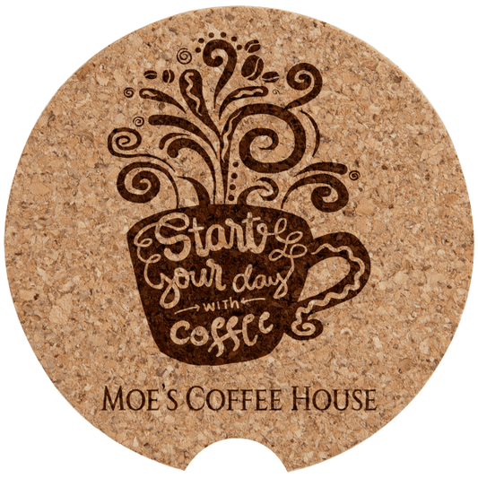 2.5" Cork Car Coaster – item CST43