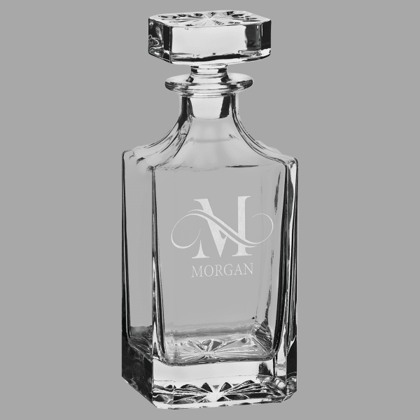 750 mL Square Glass Decanter – item DC301S