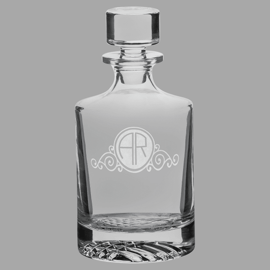 850 mL Round Glass Decanter – item DC401S