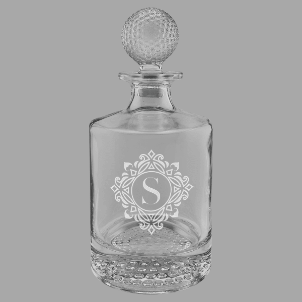 850 mL Round Golf Glass Decanter – item DC405S