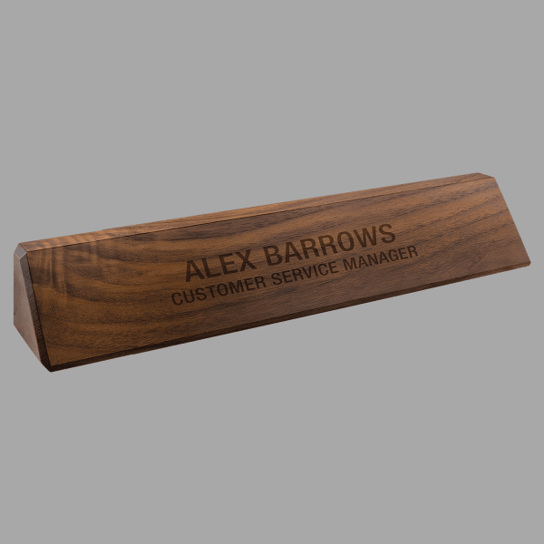 Genuine Walnut Desk Wedge – item DS12