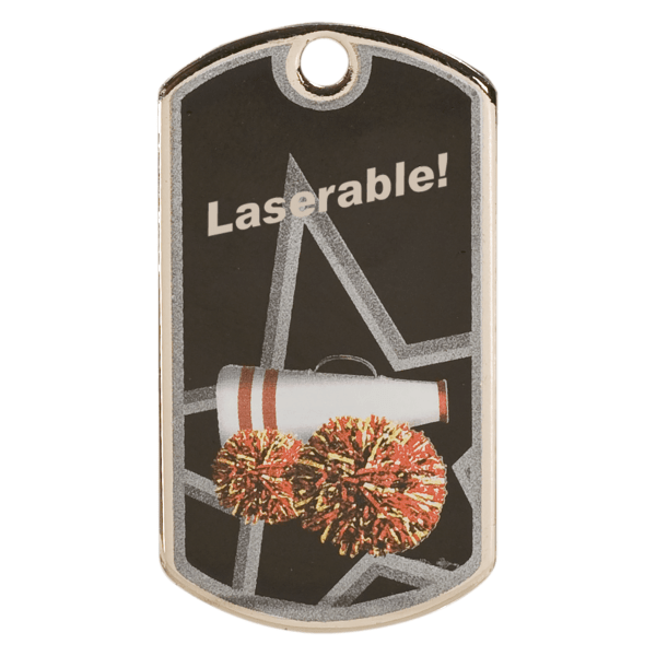 1.125" Cheerleading Sport Dog Tag – item DT103