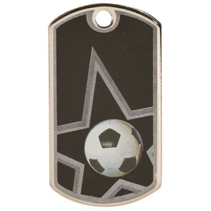 1.125" Soccer Sport Dog Tag – item DT107