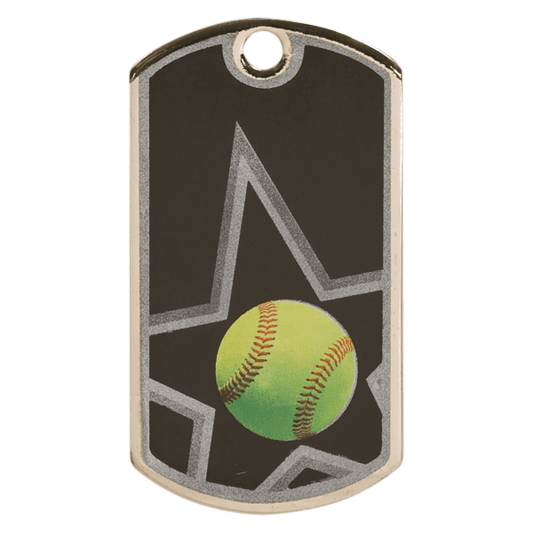 1.125" Soccer Sport Dog Tag – item DT108
