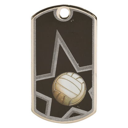 1.125" Soccer Sport Dog Tag – item DT111