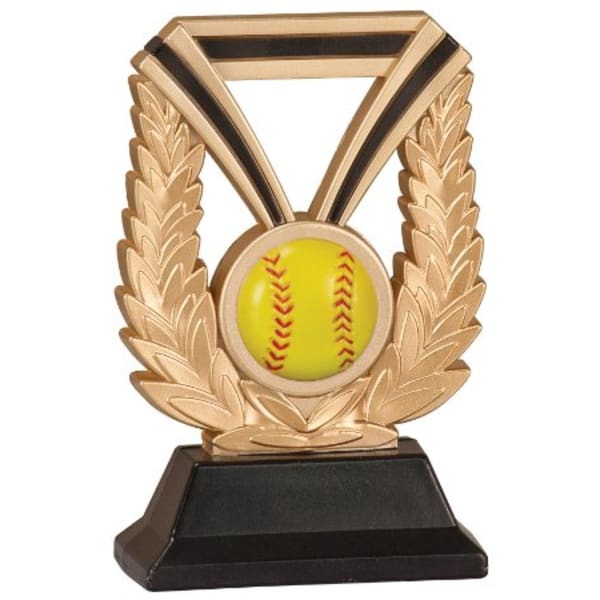 6" Softball Dura Resin Award – item DUR1007