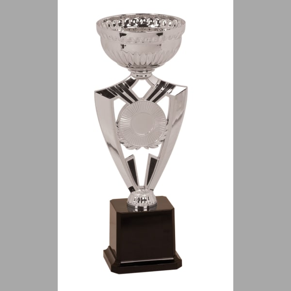25" Silver Ribbon Holder Easy Cup Trophy – item EC203S