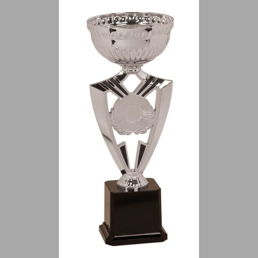 0.375" Silver Ribbon Holder Easy Cup Trophy – item EC204S