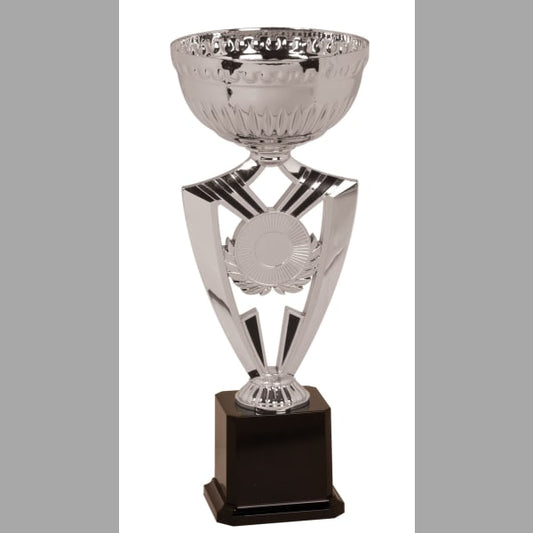 13.5" Silver Ribbon Holder Easy Cup Trophy – item EC205S