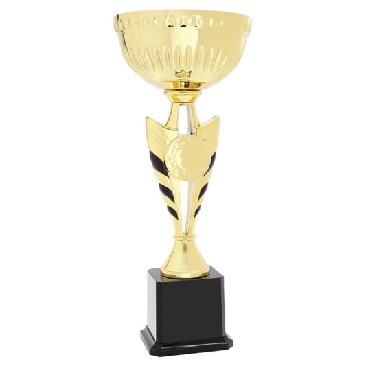 15.25" Gold Winged Easy Cup Trophy – item EC404G