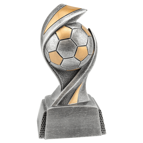 5.5" Soccer Embrace Resin Award – item EMB104
