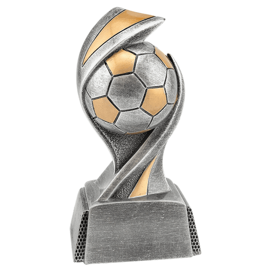 5.5" Soccer Embrace Resin Award – item EMB104