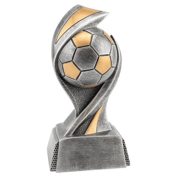 6.5" Soccer Embrace Resin Award – item EMB154