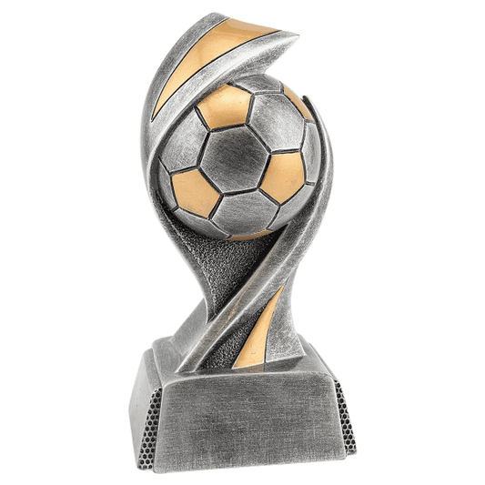 6.5" Soccer Embrace Resin Award – item EMB154