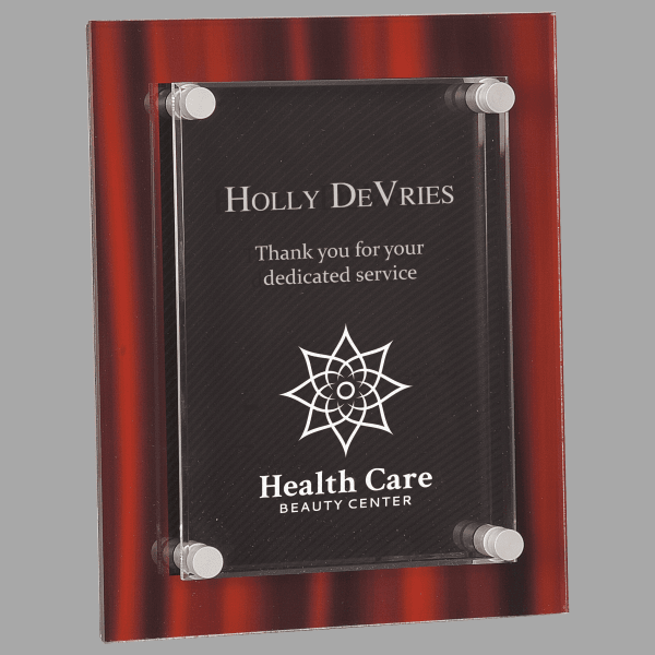8" X 10 Vlvet Flt Plaque Acrylic – item FAC2810 image 2