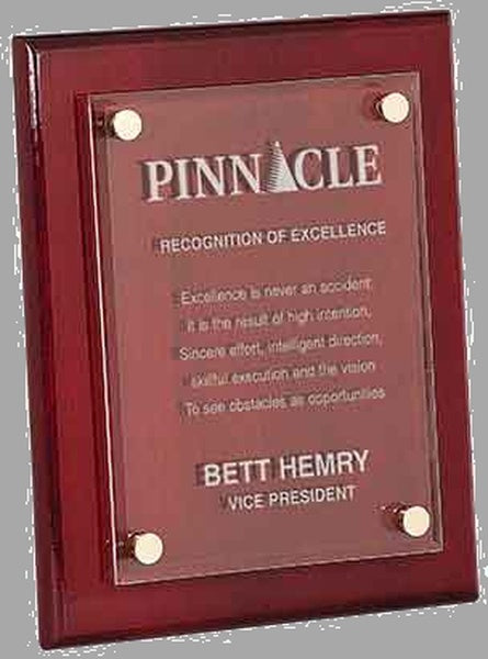 8" x 10" Rosewood Piano Floating Acrylic Plaque – item FPA1810 image 2