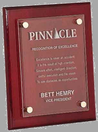 8" x 10" Rosewood Piano Floating Acrylic Plaque – item FPA1810 image 2