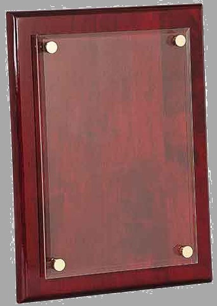 9" x 12" Rosewood Piano Floating Acrylic Plaque – item FPA1912