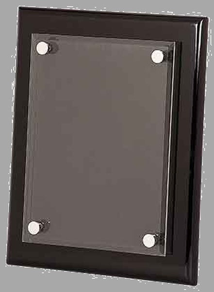 8" x 10" Black Piano Floating Acrylic Plaque – item FPA2810