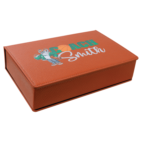 6 oz. Basketball Leatherette Flask Gift Set – item FSK322