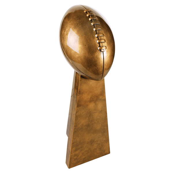 10.25" Antique Football Resin Award – item FTB101