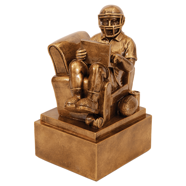 6" Fntsy Football Man In Chair Resin Award – item FTB301