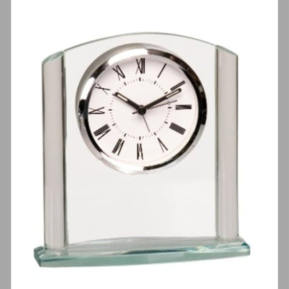 5.75" x 6.25" Glass Quartz Clock Plaque – item GCK001 image 2