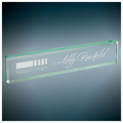 Jade Glass Desk Wedges – item GDW10J image 2