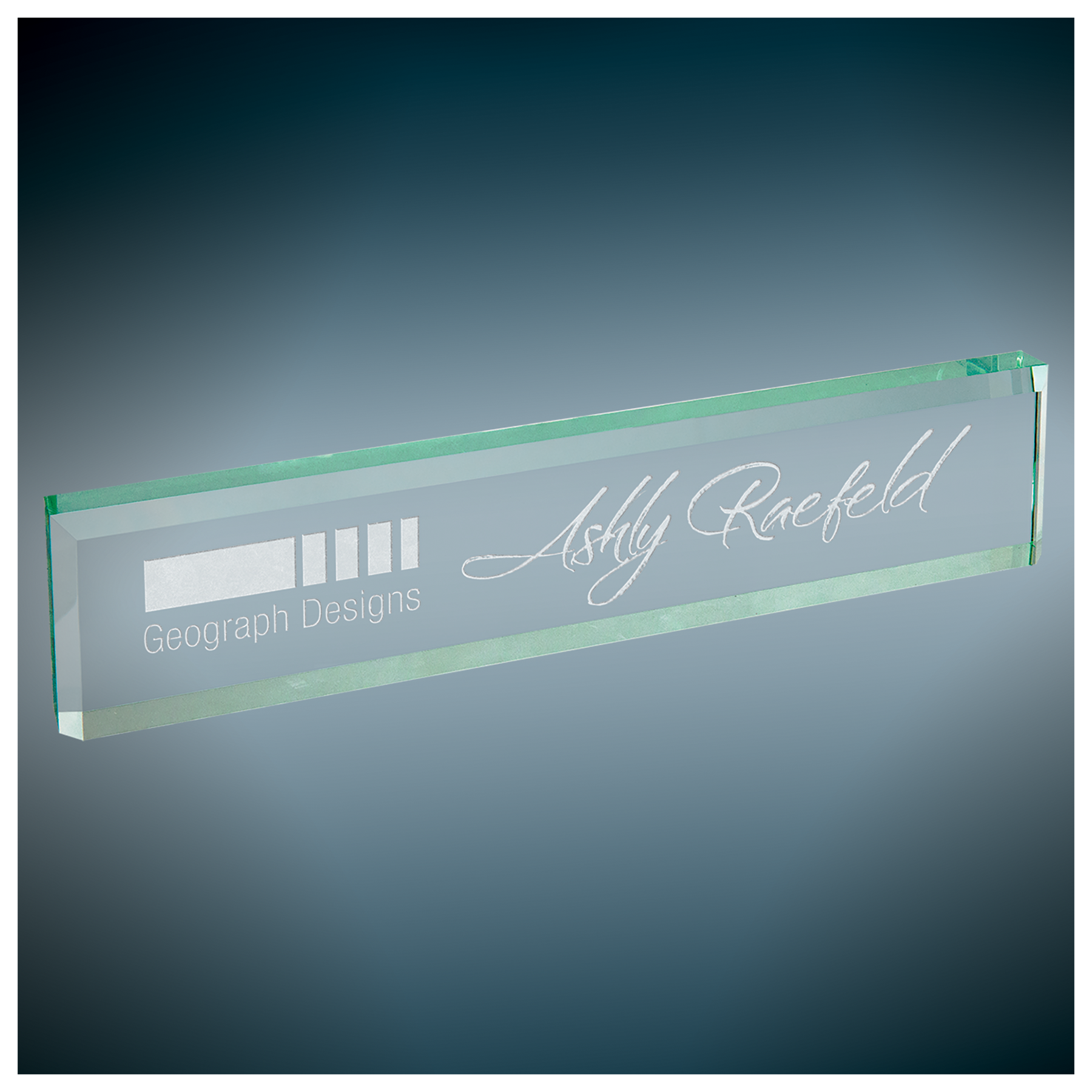 Jade Glass Desk Wedges – item GDW10J