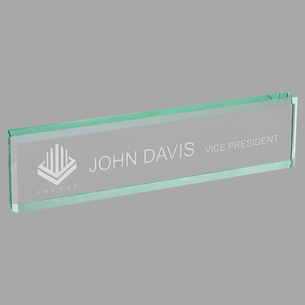 Jade Glass Desk Wedges – item GDW8J image 3