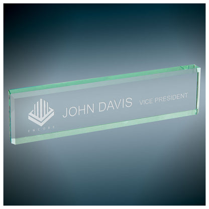 Jade Glass Desk Wedges – item GDW8J image 2