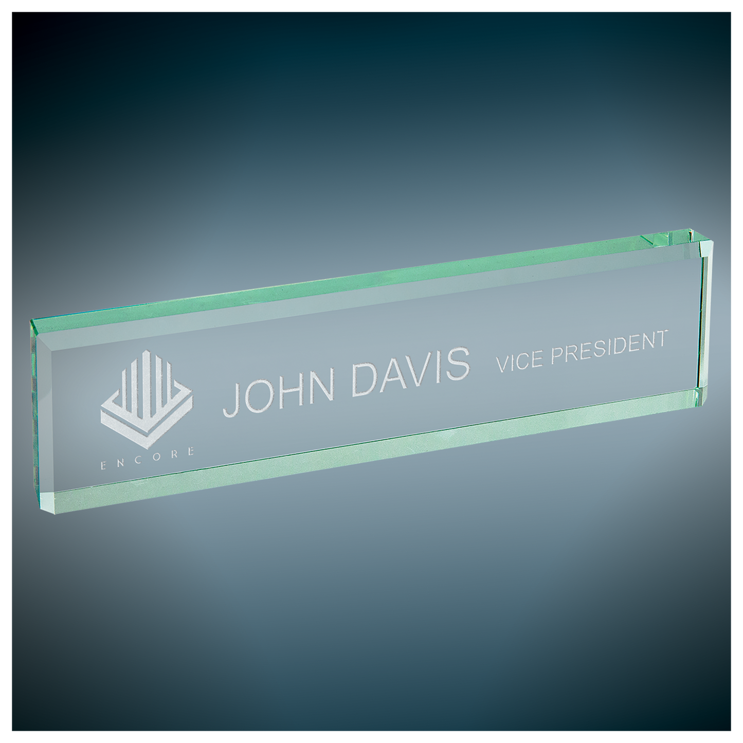 Jade Glass Desk Wedges – item GDW8J