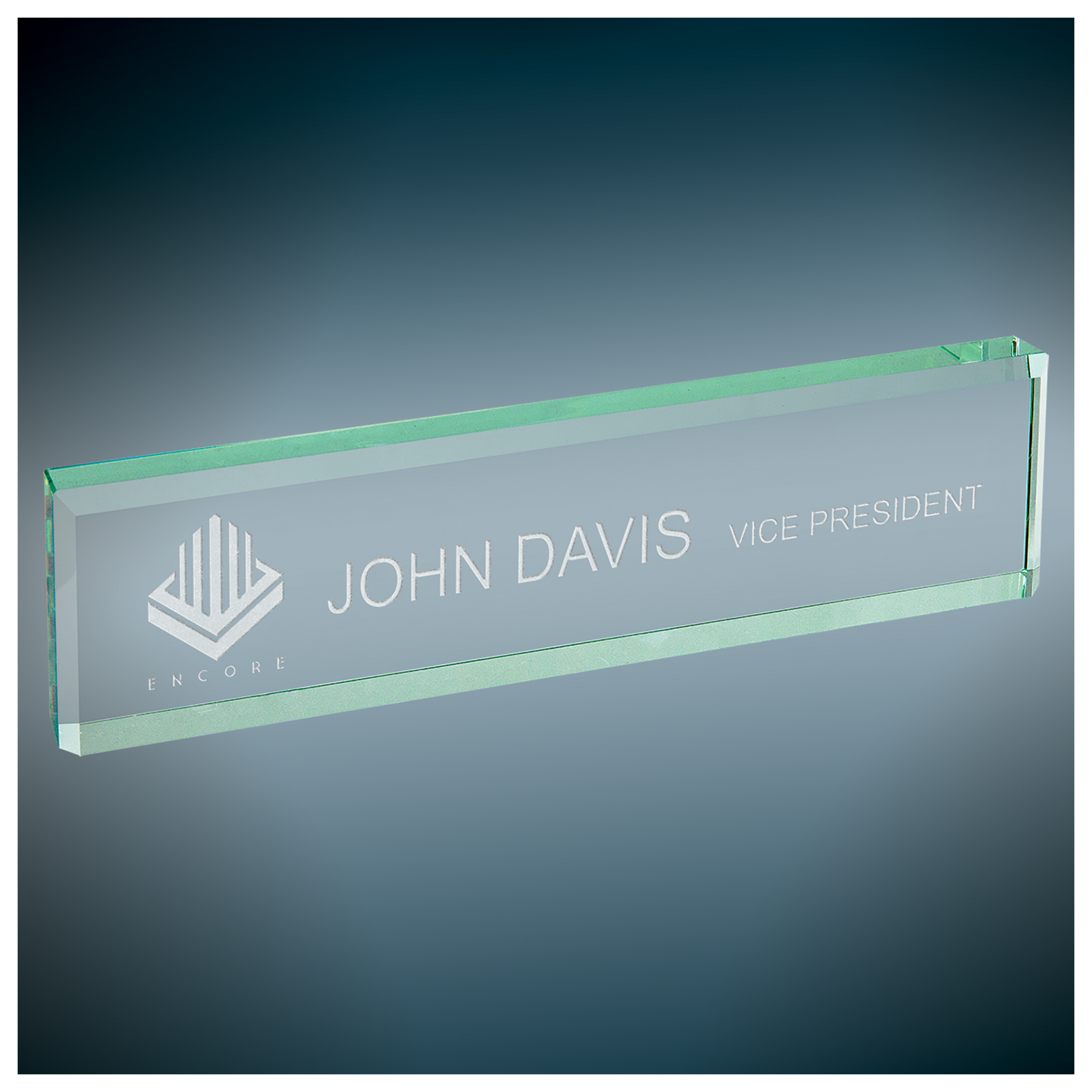 Jade Glass Desk Wedges – item GDW8J