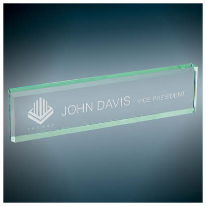 Jade Glass Desk Wedges – item GDW8J