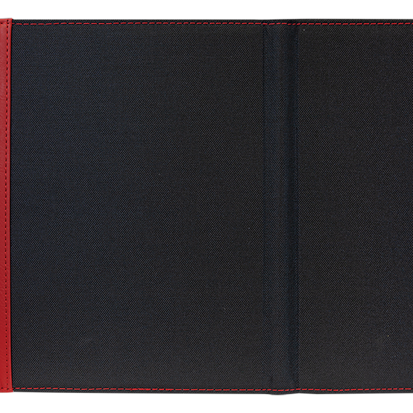 7" x 9" Red/Black Canvas Leatherette Portfolio – item GFT1210 image 3